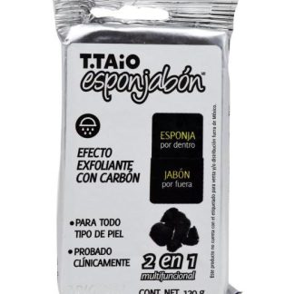 ESPONJABON CARBON ACTIVADO 120 G TTAIO