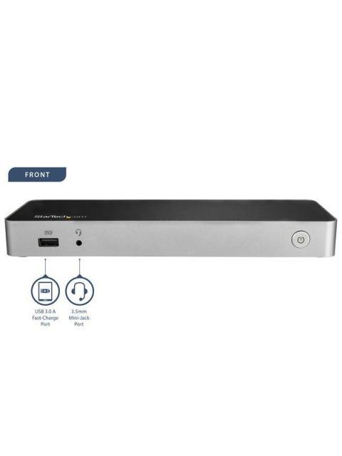 ESTACION DE ACOP STARTECH LAPTOP MAC USB-C HDMI DP SD DK30CHDDPPD - Imagen 5