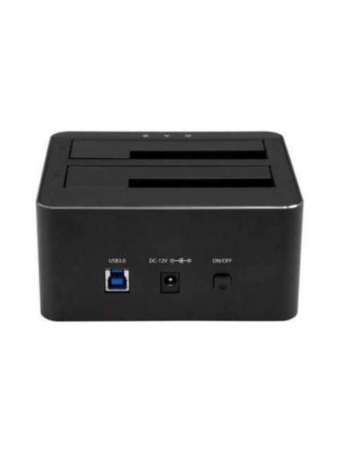 STARTECH  DOCKING STATION USB 3.0 2 BAHIAS SATA 2.5-3.5 PARA SSD O DISCO DURO NEGRO - Imagen 3