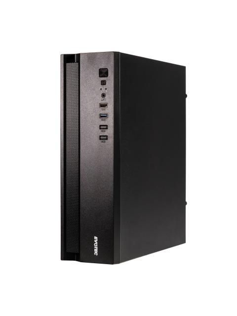 EVOTEC GABINETE SLIM MICRO ATX CON FUENTE 500W CORDOBA EV1027 - Imagen 2
