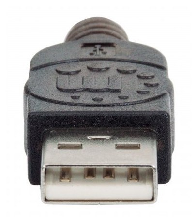 MANHATTAN CABLE USB A MACHO - USB A HEMBRA 10 METROS NEGRO - Imagen 3
