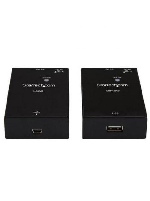 STARTECH EXTENSOR DE 1 PUERTO USB 2.0 POR CABLE CAT5-CAT6 HASTA 50 METROS