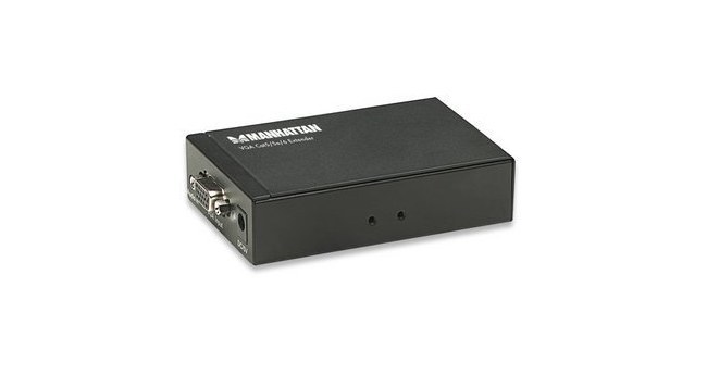 MANHATTAN EXTENSOR DE AUDIO Y VIDEO HASTA 300M VGA CAT5-5E-6 - Imagen 3
