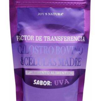 FACTOR DE TRANSFERENCIA CALOSTRO BOVINO Y CELULAS MADRE UVA 150 G