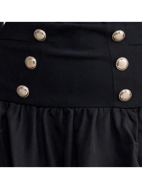 FALDA CINTURA ALTA NEGRO HOLLY LAND - Imagen 6