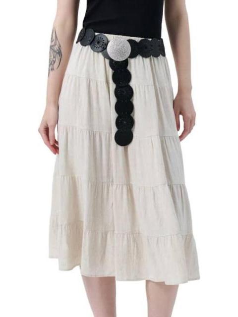 FALDA DE LINO BEIGE HOLLY LAND - Imagen 2