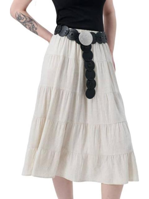 FALDA DE LINO BEIGE HOLLY LAND - Imagen 4