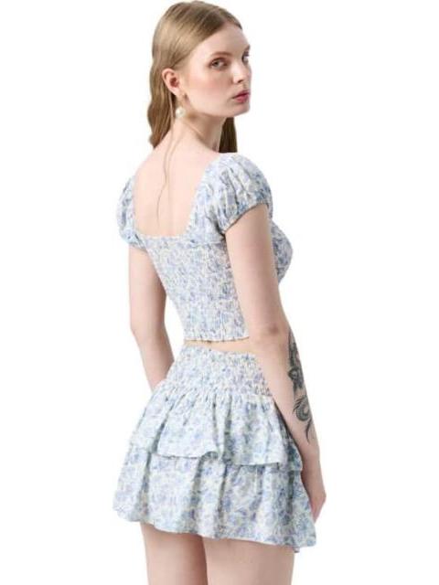 FALDA ESTAMPADA AZUL HOLLY LAND - Imagen 5