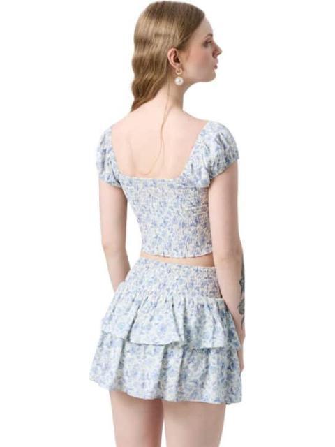 FALDA ESTAMPADA AZUL HOLLY LAND - Imagen 6