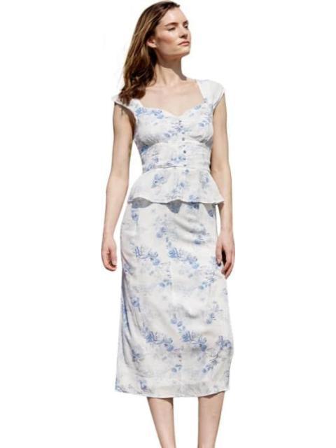 FALDA ESTAMPADA BLANCO HOLLY LAND - Imagen 2
