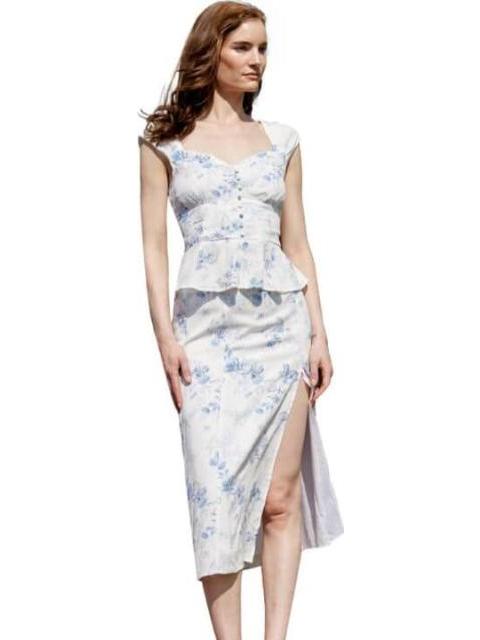 FALDA ESTAMPADA BLANCO HOLLY LAND - Imagen 3