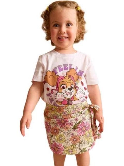 FALDA ESTAMPADA ROSA HOLLY LAND KIDS - Imagen 2