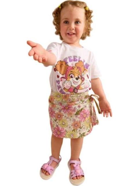 FALDA ESTAMPADA ROSA HOLLY LAND KIDS - Imagen 4