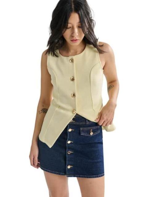 FALDA MEZCLILLA AZUL INDIGO ATMOSPHERE DNM - Imagen 3