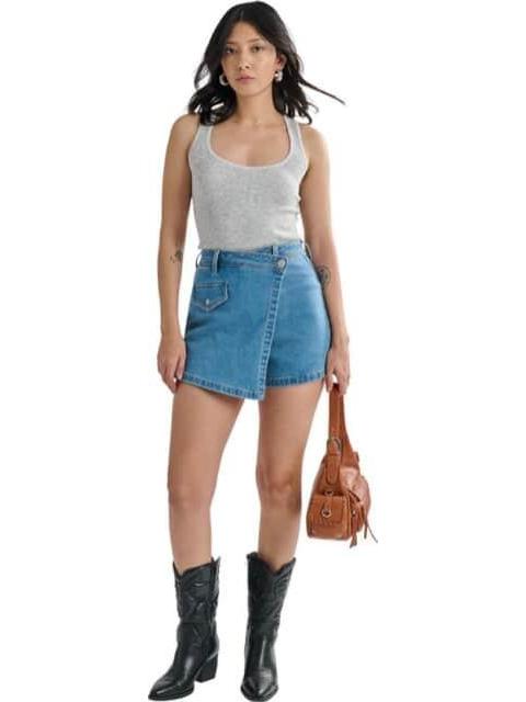 FALDA MEZCLILLA GRIS ATMOSPHERE DNM