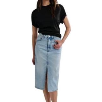 FALDA MIDI BLEACH ATMOSPHERE DNM