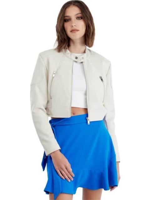 FALDA SHORT CON OLANES AZUL REY HOLLY LAND - Imagen 4