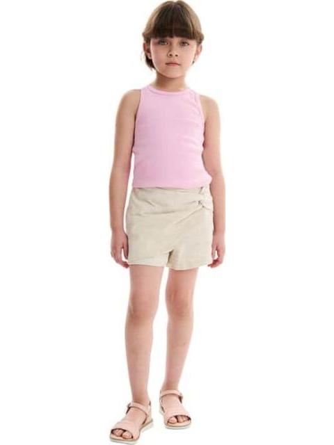 FALDA SHORT DE LINO BEIGE HOLLY LAND KIDS - Imagen 6