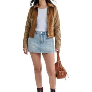 FALDA SHORT MEZCLILLA BLEACH ATMOSPHERE DNM