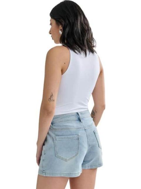 FALDA SHORT MEZCLILLA BLEACH ATMOSPHERE DNM - Imagen 3