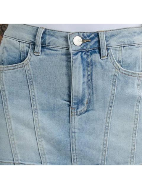 FALDA SHORT MEZCLILLA BLEACH ATMOSPHERE DNM - Imagen 6