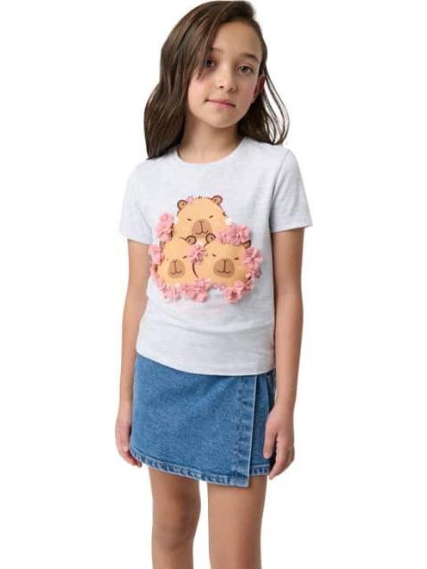 FALDA SHORT MEZCLILLA GRIS ATMOSPHERE DNM - Imagen 4
