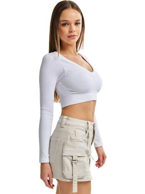 FALDA SHORT MEZCLILLA MARFIL ATMOSPHERE DNM - Imagen 3