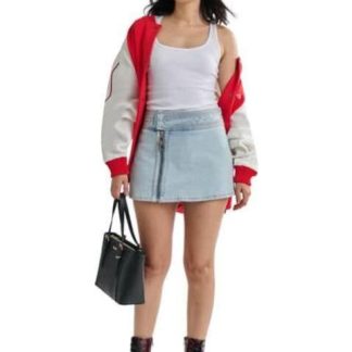 FALDA SHORT MIDI BLEACH ATMOSPHERE DNM
