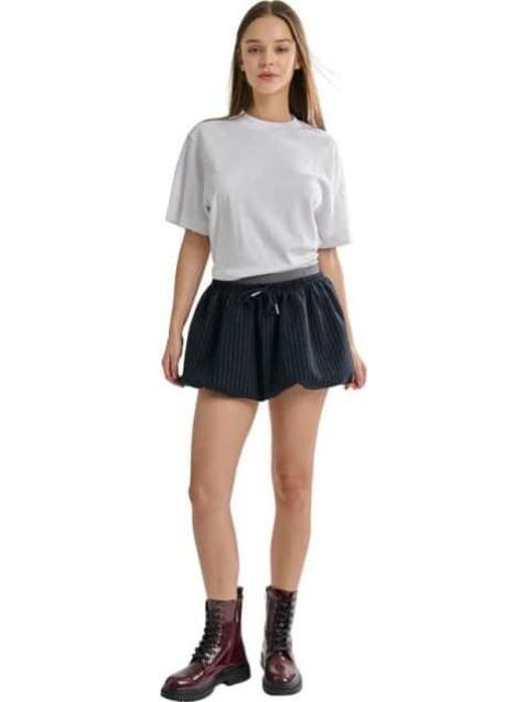 FALDA SHORT MINI AZUL MARINO HOLLY LAND - Imagen 3