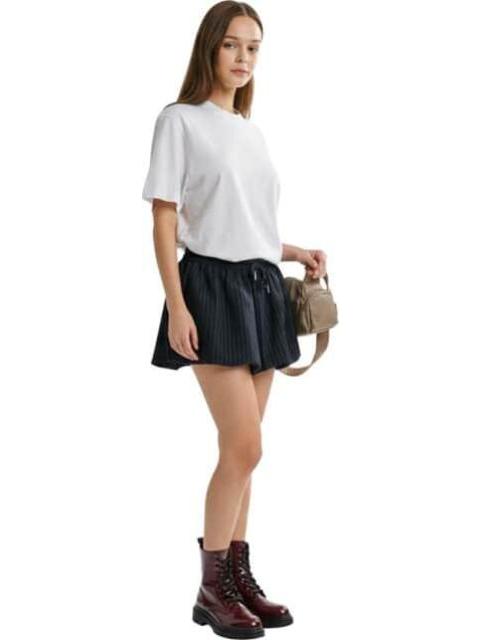 FALDA SHORT MINI AZUL MARINO HOLLY LAND - Imagen 4