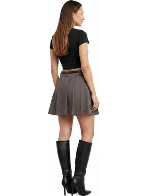 FALDA TABLEADA GRIS HOLLY LAND - Imagen 4