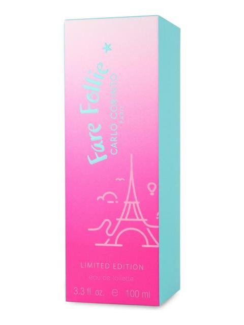 PERFUME FARE FOLLIE CARLO CORINTO MUJER FLORAL FRUTAL 100ML SPRAY - Imagen 3