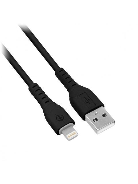 BROBOTIX CARGADOR DE PARED 6001356 5V 1X USB-A NEGRO - INCLUYE CABLE USB A - LIGHTNING - Imagen 4