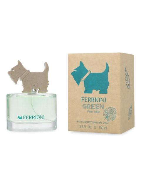 FERRIONI GREEN FOR HER 100ML EDT SPRAY - DAMA