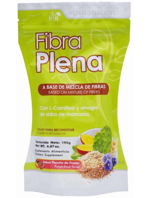 FIBRA PLENA PONCHE DE FRUTAS 195 G HERBAL SOLUTIONS