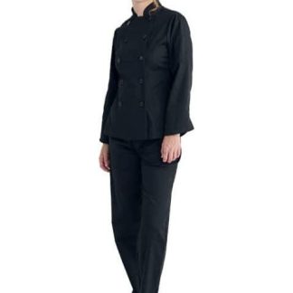 FILIPINA ROPA DE CHEF DAMA NEGRO VITTORIO II