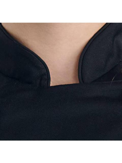 FILIPINA ROPA DE CHEF DAMA NEGRO VITTORIO II - Imagen 6