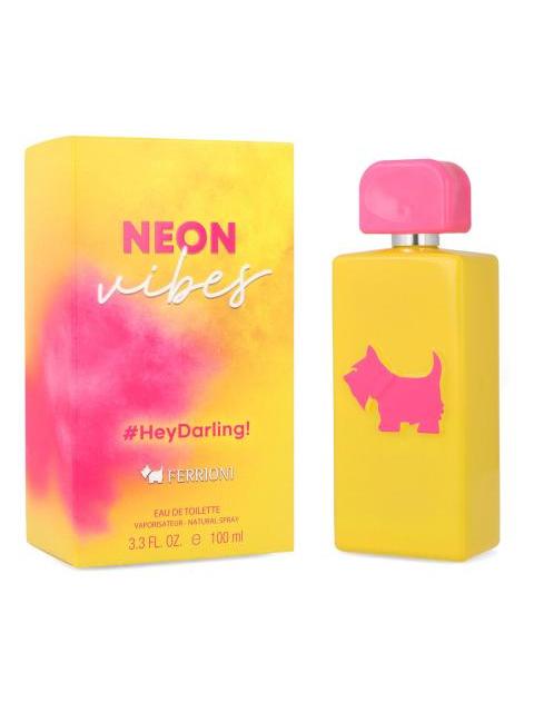FRAGANCIA PARA DAMA FERRIONI NEON HEY DARLING 100 ML EDT SPR