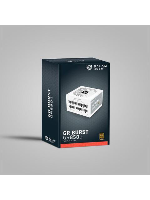 FUENTE DE PODER BALAM RUSH GR BURST GR850G 80 PLUS GOLD MODULAR 24-PIN ATX 120MM 850W