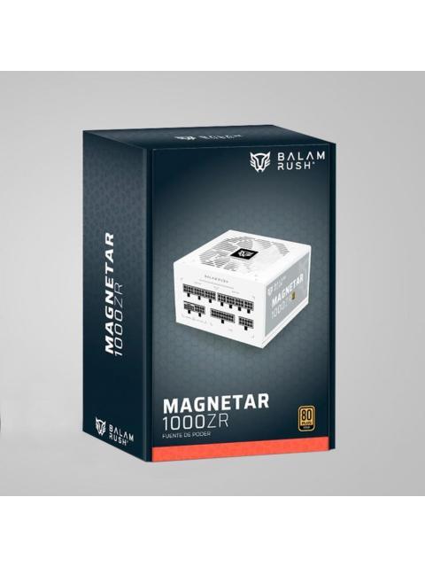 FUENTE DE PODER BALAM RUSH MAGNETAR 1000ZR 80 PLUS GOLD MODULAR 24-PIN ATX 120MM 1000W - Imagen 6