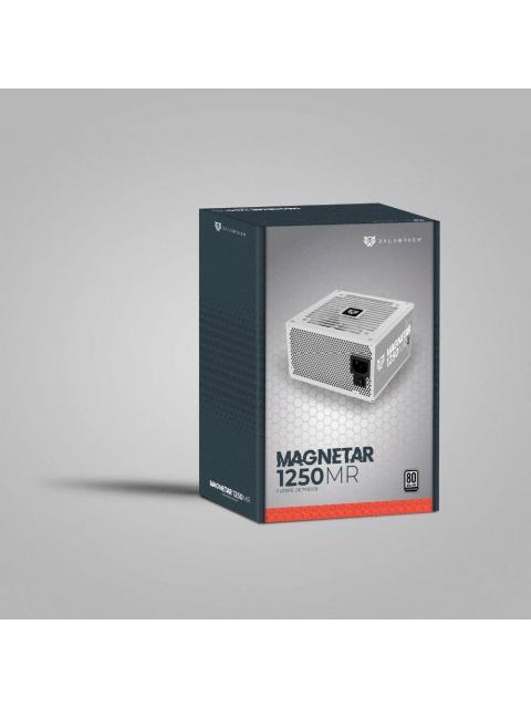 FUENTE DE PODER BALAM RUSH MAGNETAR 1250MR 80 PLUS PLATINUM MODULAR 24-PIN ATX 120MM 1250W BLANCO - Imagen 4