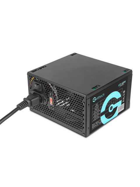 FUENTE DE PODER GETTTECH GFS-60020-01 20+4 PIN ATX 120MM 600W - Imagen 3