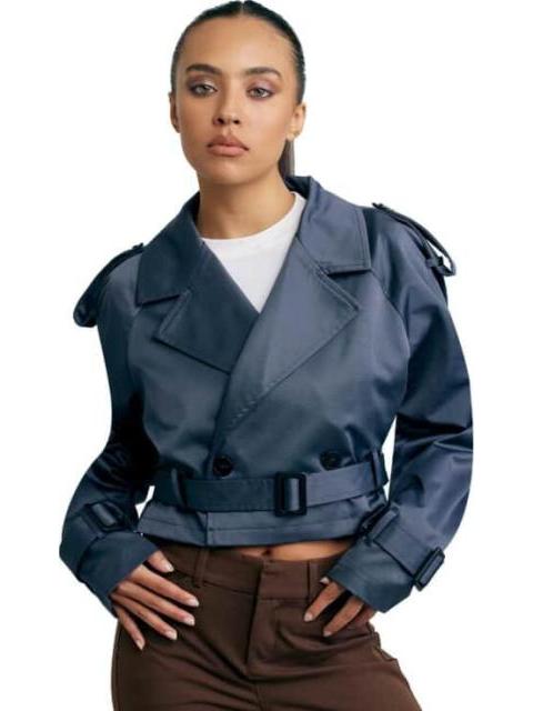 GABARDINA CORTA GRIS HOLLY LAND - Imagen 2