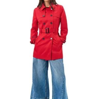 GABARDINA REPELENTE AL AGUA ROJO HOLLY LAND