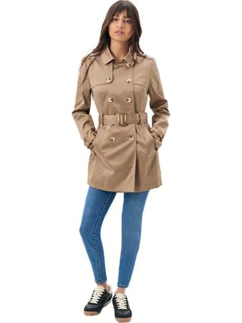 GABARDINA SATINADA CAMEL HOLLY LAND