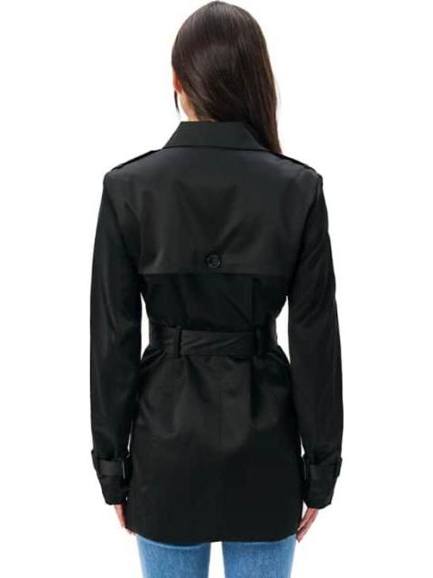 GABARDINA SATINADA NEGRO HOLLY LAND - Imagen 3