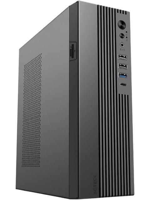 GABINETE ACTECK AC-943086 MINI-TOWER MICRO-ATX-MINI-ITX USB 2.0-3.0 CON FUENTE DE 400W 1 VENTILADOR INSTALADO NEGRO