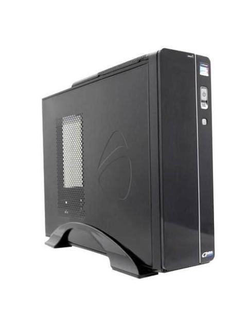 GABINETE ACTECK BERN SLIM TD-510 MINI-TOWER MICRO-ATX-MINI ITX USB 2.0 CON FUENTE DE 500W SIN VENTILADORES INSTALADOS NEGRO