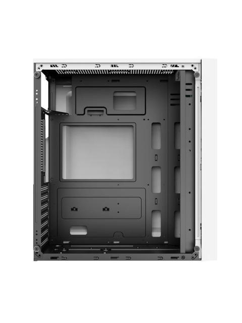 GABINETE ACTECK DRACO GM450 CON VENTANA RGB MIDI-TOWER ATX-MICRO-ATX-MINI ATX USB 2.0 CON FUENTE DE 500W SIN VENTILADORES INSTALADOS BLANCO - Imagen 3