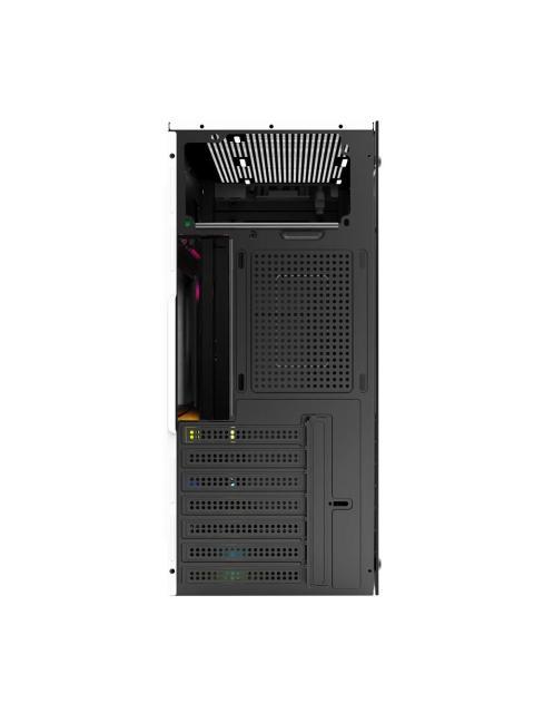 GABINETE ACTECK DRACO GM450 CON VENTANA RGB MIDI-TOWER ATX-MICRO-ATX-MINI ATX USB 2.0 CON FUENTE DE 500W SIN VENTILADORES INSTALADOS BLANCO - Imagen 5